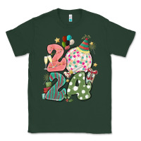 Sports Green 2024 happy new year Classic Tee - MaliasSmallBusiness