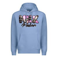 Colony Blue Milk Maker Mother's Day Premium Hoodie - CowGirlArtShop