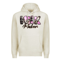 Oatmeal Heather Milk Maker Mother's Day Premium Hoodie - CowGirlArtShop