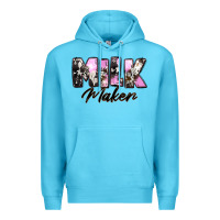 Ocean Blue Milk Maker Mother's Day Premium Hoodie - CowGirlArtShop