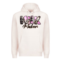 Pale Pink Milk Maker Mother's Day Premium Hoodie - CowGirlArtShop