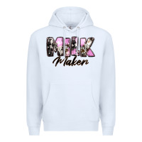 White Milk Maker Mother's Day Premium Hoodie - CowGirlArtShop