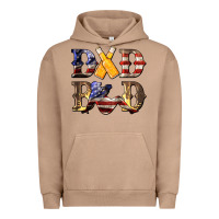 Pigment Burro American Flag Dad Bod Urban Hoodie - LillyAllenDesigns
