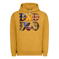Pigment Peanut Butter American Flag Dad Bod Urban Hoodie - LillyAllenDesigns