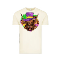Vintage Arctic highland cow mardi gras Vintage Tee - JahusDesignShop