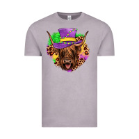 Vintage Zinc highland cow mardi gras Vintage Tee - JahusDesignShop