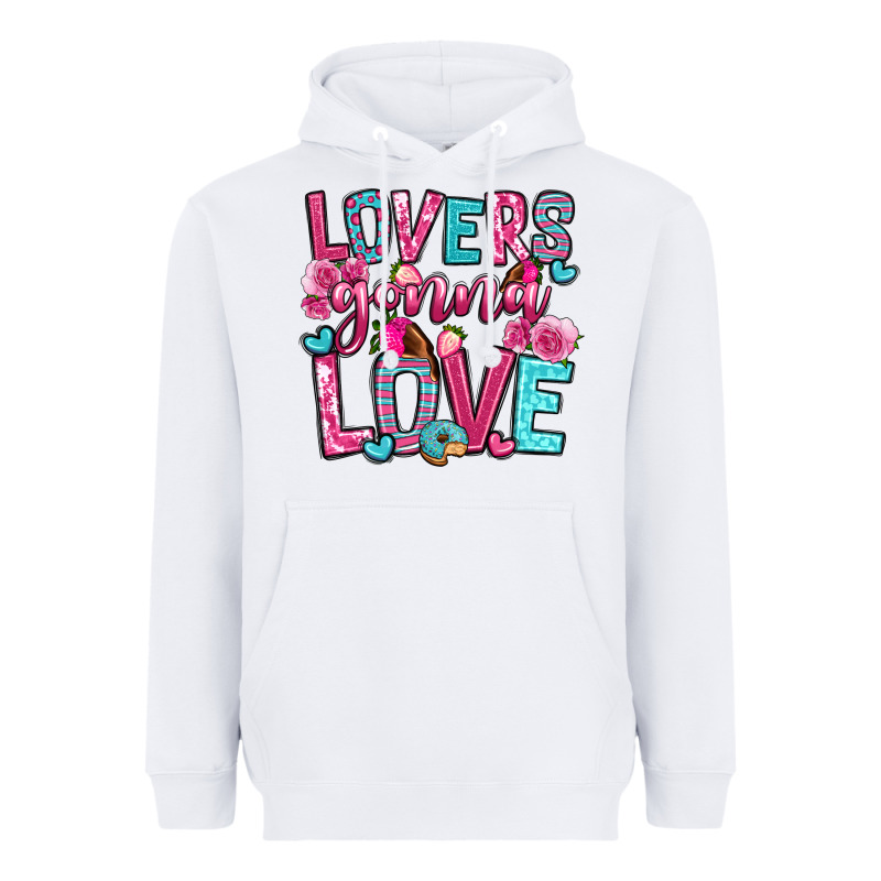 Lovers Gonna Love Heavyweight Hoodie by OliviaCreatesArt | Teevron