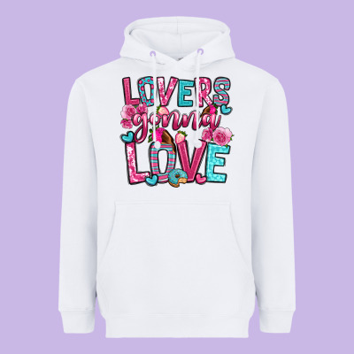 Lovers Gonna Love Heavyweight Hoodie Designed By Oliviacreatesart