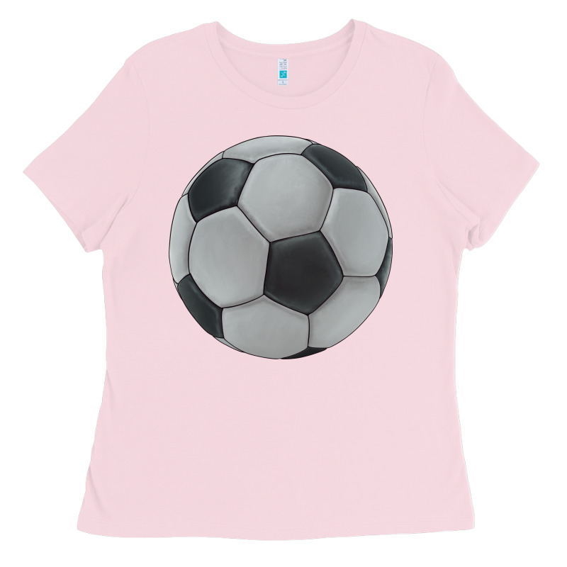 Soccer Ball Ladies Tee by JahusDesignShop | Teevron