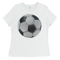 White soccer ball Ladies Tee - JahusDesignShop