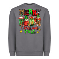Storm merry Christmas y'all gnome coffee Heavyweight Sweatshirt - Jasminsmagicworld