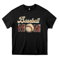 Black baseball mom Heavy Core Tee - JahusDesignShop