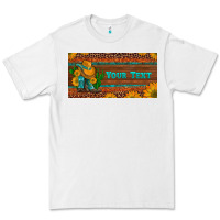 White preview custom cowboy boots sunflowers and cactus license plate Premium Tee - Artiststas