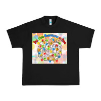 Black im fine everything is fine with lights Urban Heavy Tee - MaliasSmallBusiness