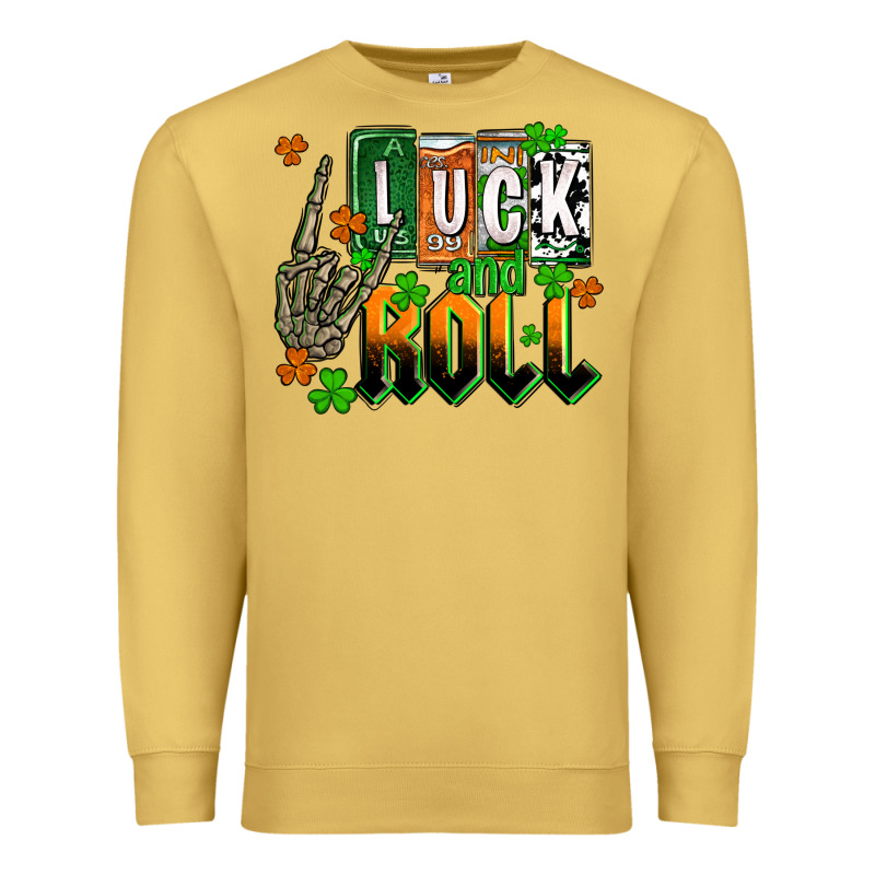St. Patrick's Luck And Roll Premium Sweatshirt by OliviaCreatesArt | Teevron