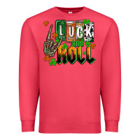 Cardinal St. Patrick's Luck and roll Premium Sweatshirt - OliviaCreatesArt