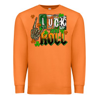 Carrot St. Patrick's Luck and roll Premium Sweatshirt - OliviaCreatesArt
