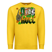 Lemon St. Patrick's Luck and roll Premium Sweatshirt - OliviaCreatesArt