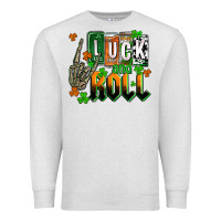 Oatmeal Heather St. Patrick's Luck and roll Premium Sweatshirt - OliviaCreatesArt
