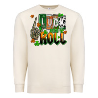 Sandshell St. Patrick's Luck and roll Premium Sweatshirt - OliviaCreatesArt
