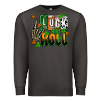 Smoke St. Patrick's Luck and roll Premium Sweatshirt - OliviaCreatesArt