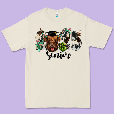 Cow 2025 Senior Premium Tee Designed By Jahusdesignshop