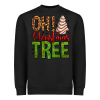 Black oh Christmas tree cake Heavyweight Sweatshirt - Jasminsmagicworld