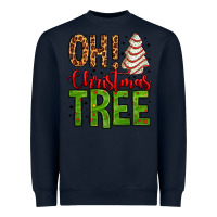 Navy oh Christmas tree cake Heavyweight Sweatshirt - Jasminsmagicworld
