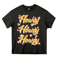 Asphalt howdy howdy howdy Heavy Core Tee - JahusDesignShop