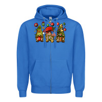 True Royal Christmas Army Gnomes 4th of july Zipper Hoodie - HowdyJamesFarm