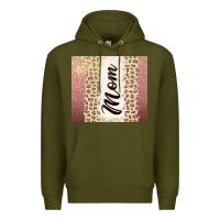 Army Green Rose gold mom leopard glitter Premium Hoodie - CowGirlArtShop