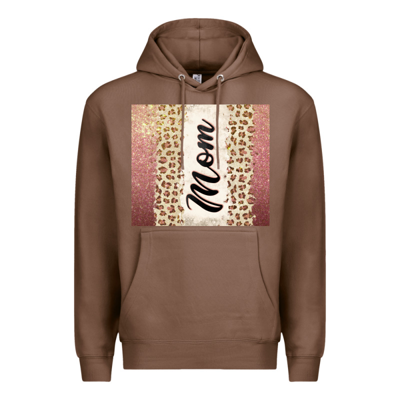 Rose Gold Mom Leopard Glitter Premium Hoodie by CowGirlArtShop | Teevron