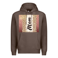 Coffee Rose gold mom leopard glitter Premium Hoodie - CowGirlArtShop