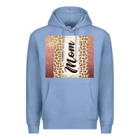 Colony Blue Rose gold mom leopard glitter Premium Hoodie - CowGirlArtShop