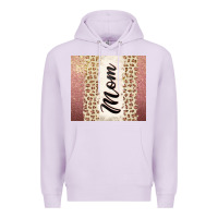 Lilac Rose gold mom leopard glitter Premium Hoodie - CowGirlArtShop