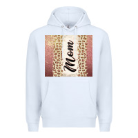 White Rose gold mom leopard glitter Premium Hoodie - CowGirlArtShop