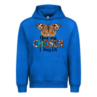Cobalt You Are Chosen Religious Urban Hoodie - LillyAllenDesigns