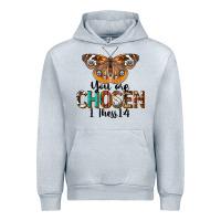 Heather Grey You Are Chosen Religious Urban Hoodie - LillyAllenDesigns