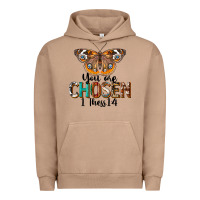 Pigment Burro You Are Chosen Religious Urban Hoodie - LillyAllenDesigns