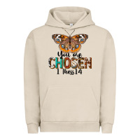 Pigment French Oak You Are Chosen Religious Urban Hoodie - LillyAllenDesigns