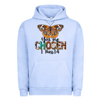 Pigment Grape Ice You Are Chosen Religious Urban Hoodie - LillyAllenDesigns