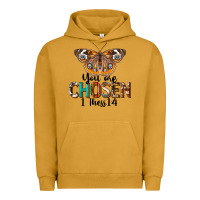 Pigment Peanut Butter You Are Chosen Religious Urban Hoodie - LillyAllenDesigns
