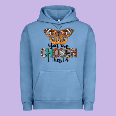 You Are Chosen Religious Urban Hoodie Designed By Lillyallendesigns