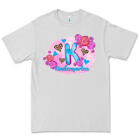 Dove Grey back to school flowers kindergarten 3200x2400 Premium Tee - AdoDesignShop