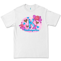 White back to school flowers kindergarten 3200x2400 Premium Tee - AdoDesignShop