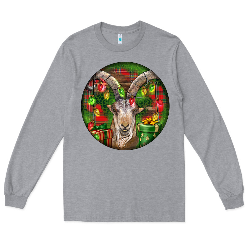 Spanish Goat Christmas Ornament Long Sleeve Tee by LillyAllenDesigns | Teevron
