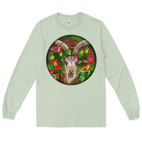 Matcha Spanish Goat Christmas Ornament Long Sleeve Tee - LillyAllenDesigns