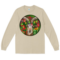 Mushroom Spanish Goat Christmas Ornament Long Sleeve Tee - LillyAllenDesigns