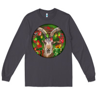 Smoke Spanish Goat Christmas Ornament Long Sleeve Tee - LillyAllenDesigns