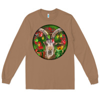 Toasted Coconut Spanish Goat Christmas Ornament Long Sleeve Tee - LillyAllenDesigns